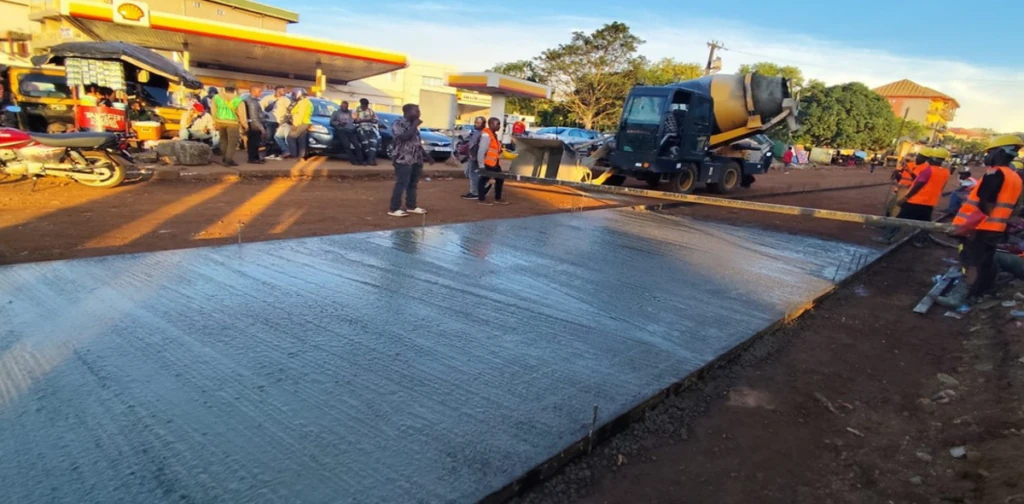 Lambayani RCC road construction